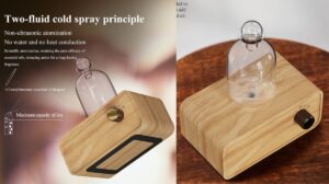 High-quality-nebulizer-diffuser-made-from-glass-and-wood-ideal-for-preserving-essential-oils-purity