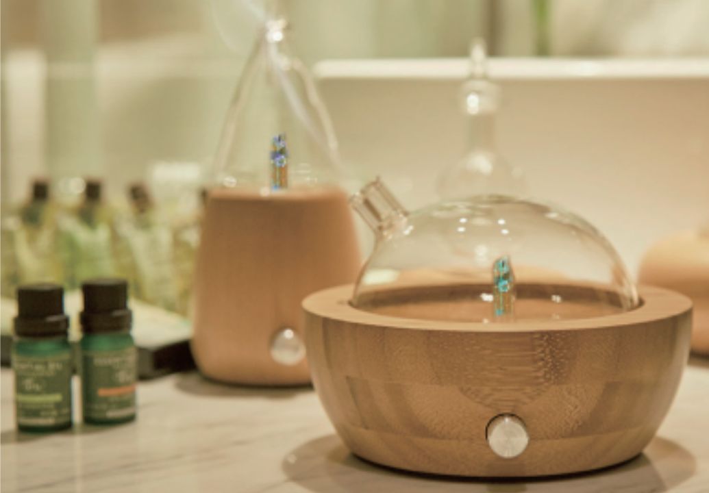 nebulizing diffusers on the table