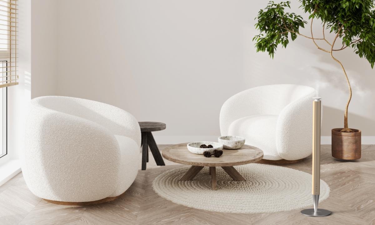 HVAC scent diffuser vs standalone commercial scent diffuser in a modern hotel